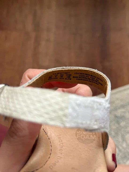 Stride Rite White Bow Toddler Sandals 6M - Picture 13 of 13